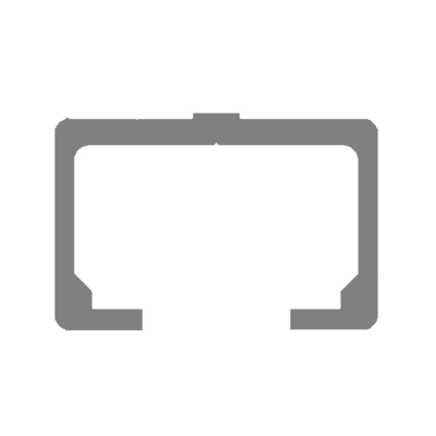 10-800-0 SLIDING DOOR RAIL 36X55